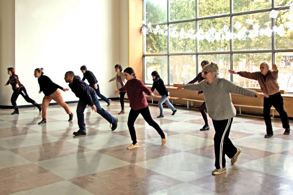 Élèves en mouvement